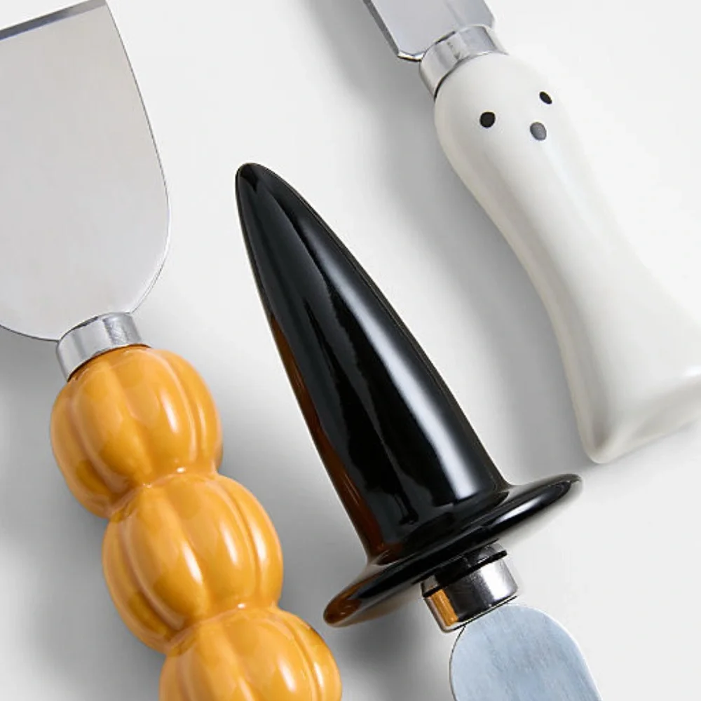 New! EXCLUSIVE Crate&Barrel 🎃👻🧙‍♀️Cheeseboard Cheese Tool Set of 3